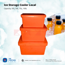 Ice Tong Storage Cooler Local / Orange