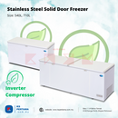 Solid Door Freezer Inverter Compressor