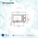 Commercial Microwave 23L