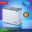 Freezer Glass / Flat Sliding / Snow