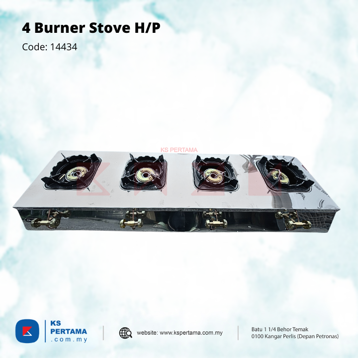 Table Top 3 Burner High Pressure Commercial Stove