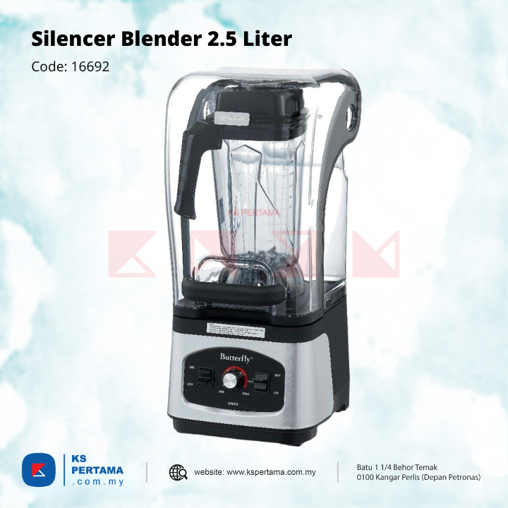 Butterfly Silencer Blender / 2.5Liter