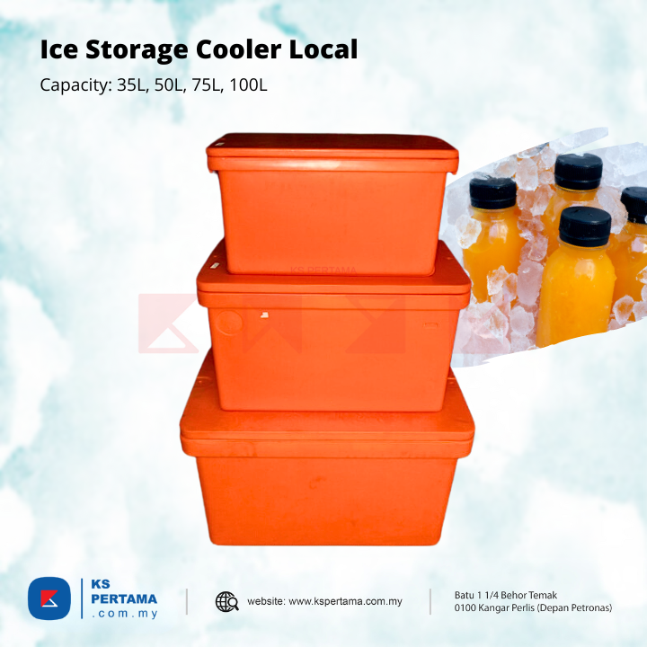 Ice Tong Storage Cooler Local / Orange