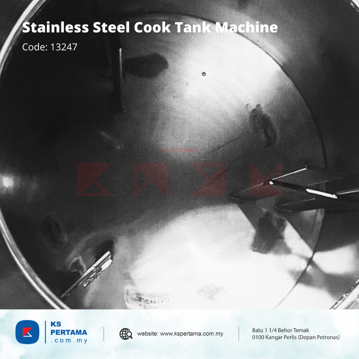 Stainless Steel Cook Tank - Cooker Machine