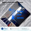 Stainless Steel Solid Door Chest Freezer