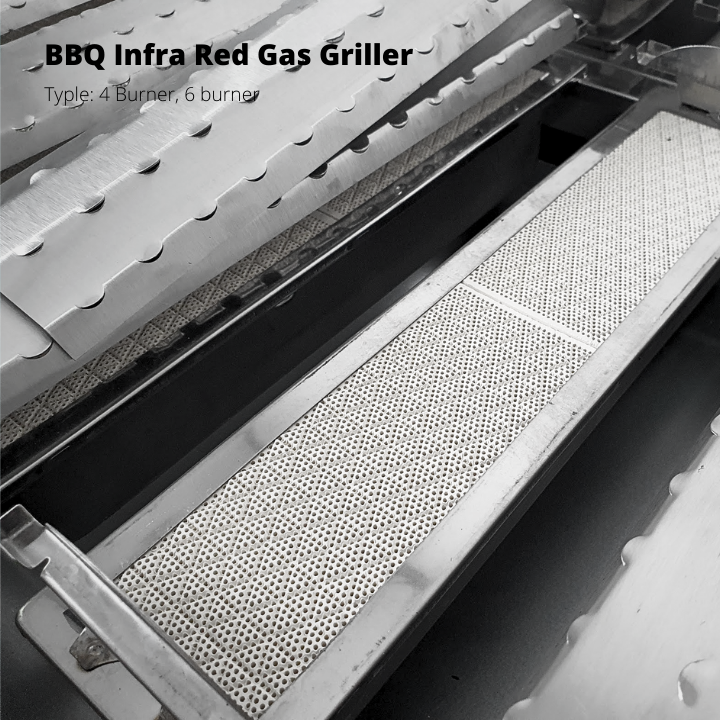 Grill - BBQ Infra Red Gas 4, 6Burner