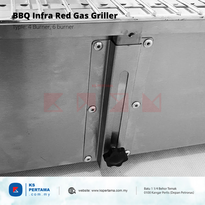 Grill - BBQ Infra Red Gas 4, 6Burner