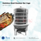 Stainless Steel Dim Sum Steam Cooker (Bar Shape Cage)