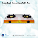 Table Top 1/2 Burner - Brass Cap Steel Body