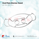 Oval Plate Warmer Stand