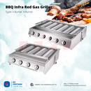 Grill - BBQ Infra Red Gas 4, 6Burner
