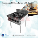 Open Range - Commercial 4 /6 Burner with Stand - Economy
