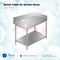 Stainless Steel Burner Table (Square Stand)