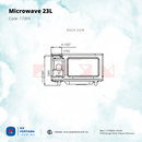 Commercial Microwave 23L