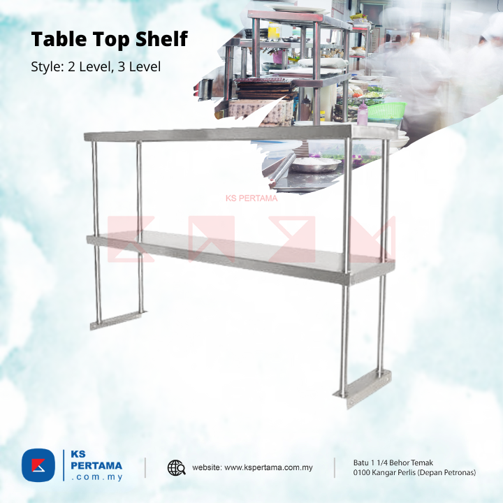 Working Table Top Rack Stainless Steel