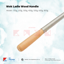 Stainless Steel Oil Ladle Wood Handle