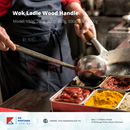 Stainless Steel Oil Ladle Wood Handle