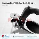 Stainless Steel Whistling Kettle 4.5 Litre