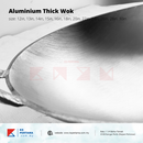 Aluminium Thick Wok Double Handle