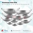 Aluminium Thick Wok Double Handle