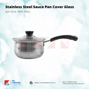 Stainless Steel Sauce Pan with Glass Cover