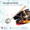 Stainless Steel Oil Ladle Wood Handle