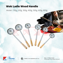 Stainless Steel Oil Ladle Wood Handle