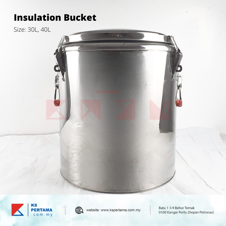 Insulation Bucket 30L / 40L / TS7530 / Rubysteel