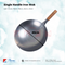 Deep Shape Single Handle Iron Wok