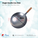 Single Handle Iron Wok
