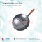 Deep Shape Single Handle Iron Wok