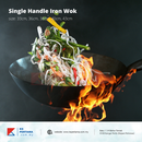 Single Handle Iron Wok