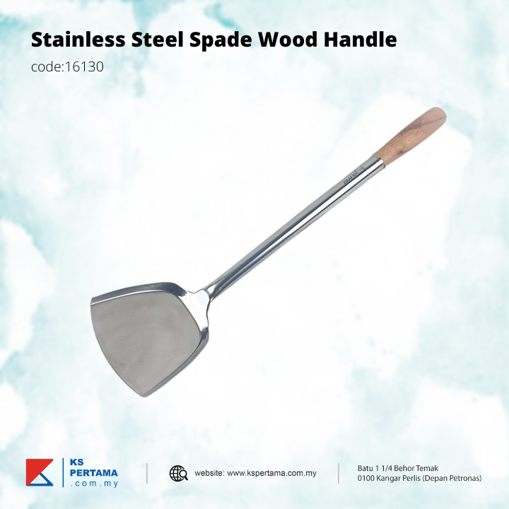Stainless Steel Spade wood handle