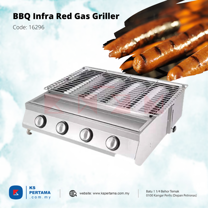 Grill - BBQ Infra Red Gas 4, 6Burner