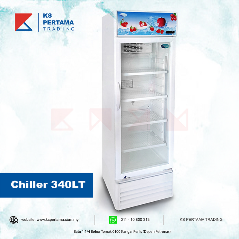 Chiller Glass Display Snow (White)