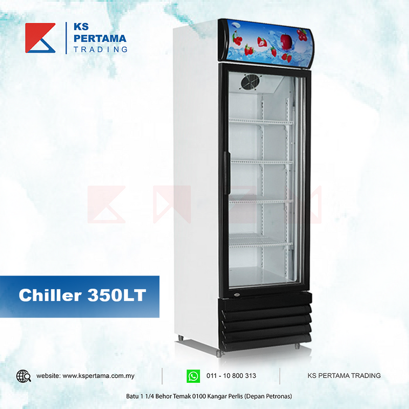 Chiller Glass Display Snow (Black)