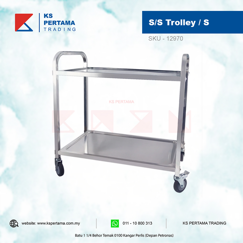 Stainless Steel Trolley Dining Cart