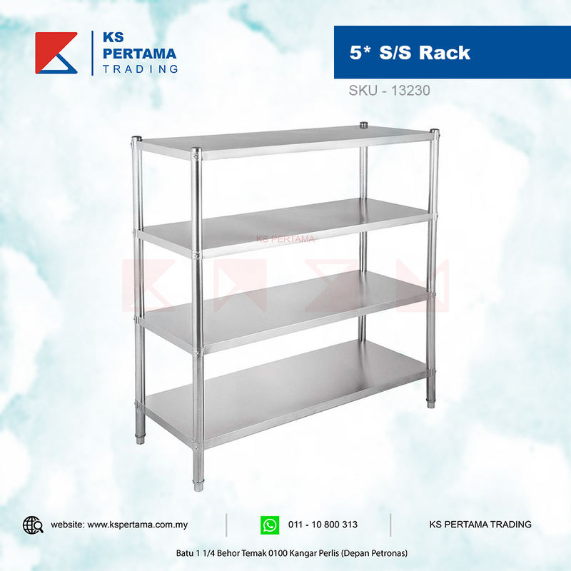 Stainless Steel Storage Rack - Round Stand / TKF