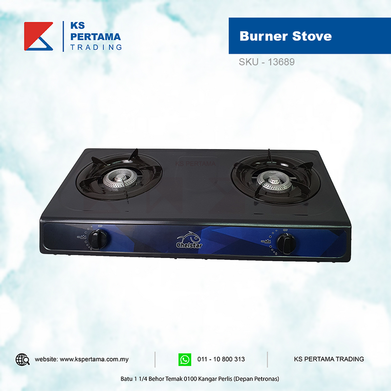 Chelstar L/P Table Top Double Burner