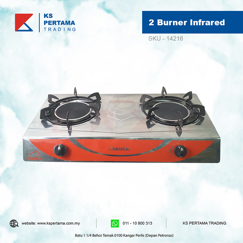 Table Top 2 Burner Infrared S/S / CGC-222K/CHS