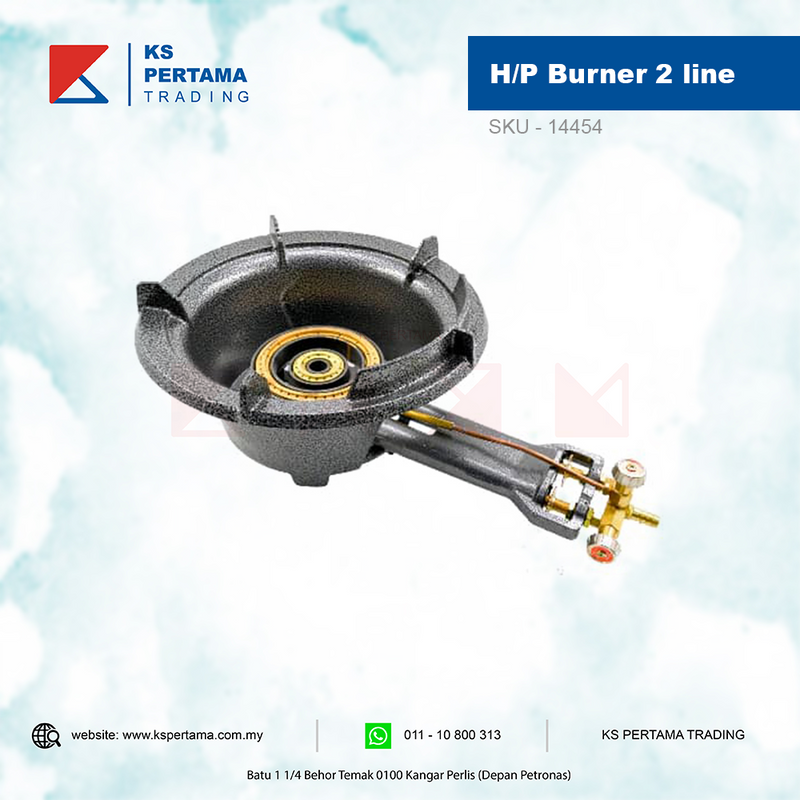 Burner High Pressure - Grey burner 2 line