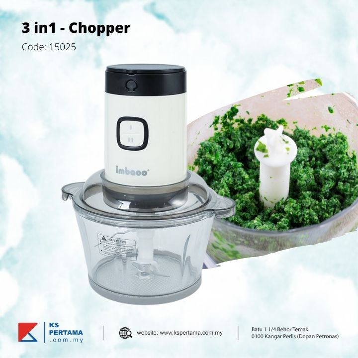 3 IN 1 Vegetable Cutter Blender / IMBACO