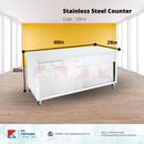 Cabinet Counter Stainless Steel with Drawer and sliding door