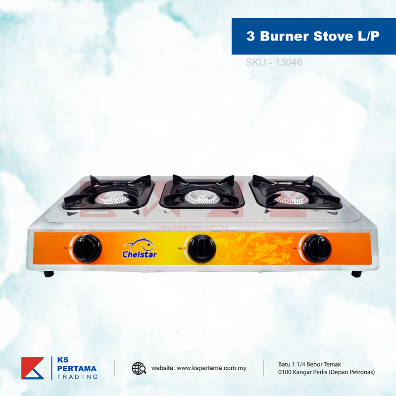 Stainless Steel Commercial 3,4,5 Burner Stove / CHS