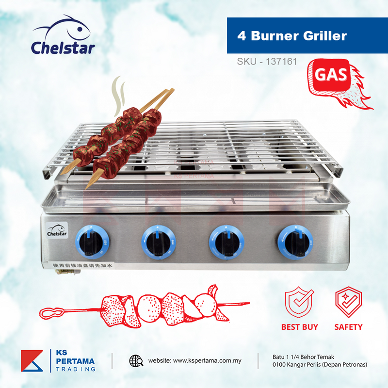 Chelstar Stainless Steel Barbeque Stove Burner