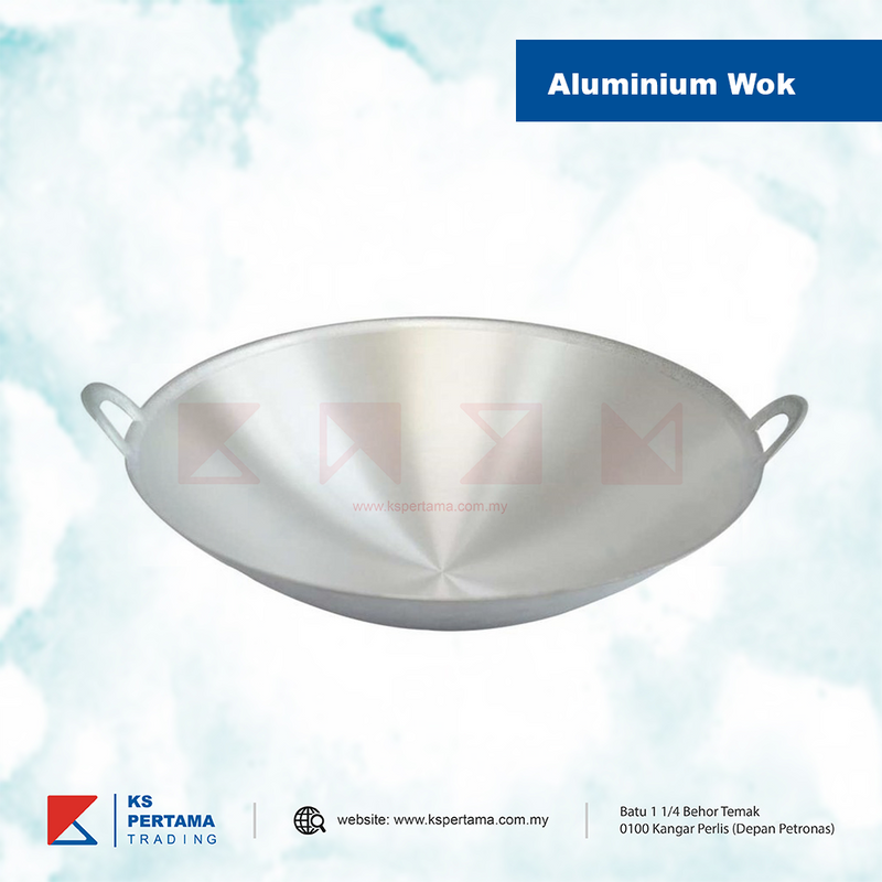 Aluminium Kuali - Wok  Cap Udang