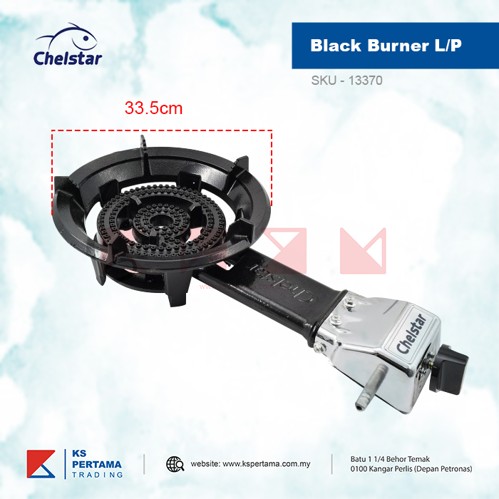 Chelstar Black Burner Auto Ignition C/I