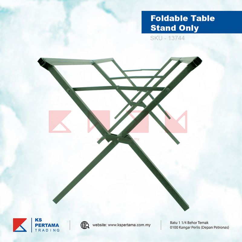 Full Set - 1in Hawker Table Stand Green (Pasar Malam) / Higher