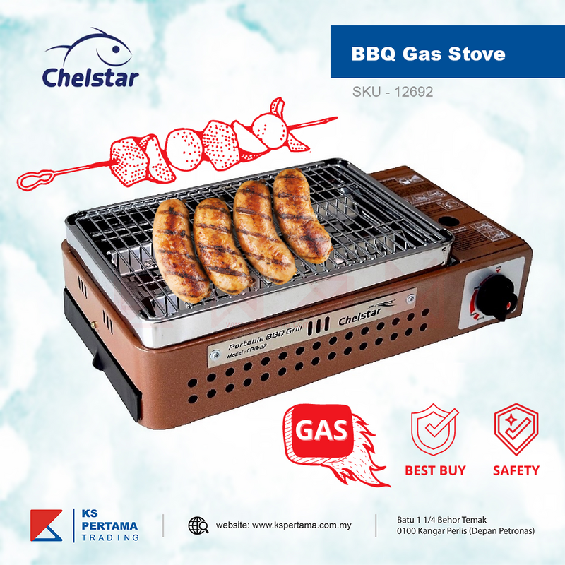 Grill-Portable BBQ (Butane Gas) / CHS-CPG-22