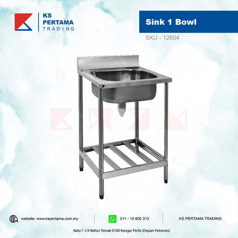 Sink 1 Small Bowl (Bench 50cm) / CH